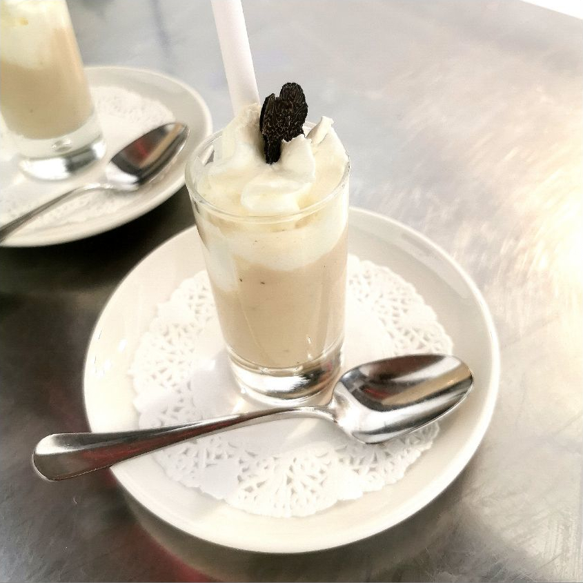 Cappuccino de chou fleur truffé